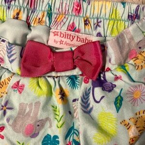 American Girl- Bitty Baby jungle birthday skirt for girls size 4